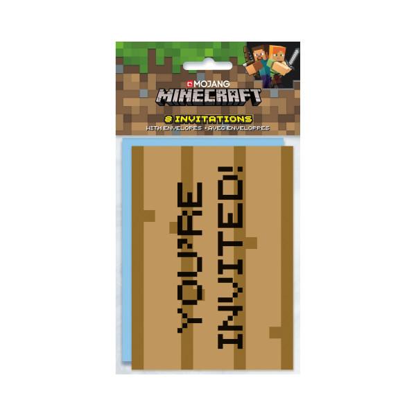 Minecraft Invitations, 8ct