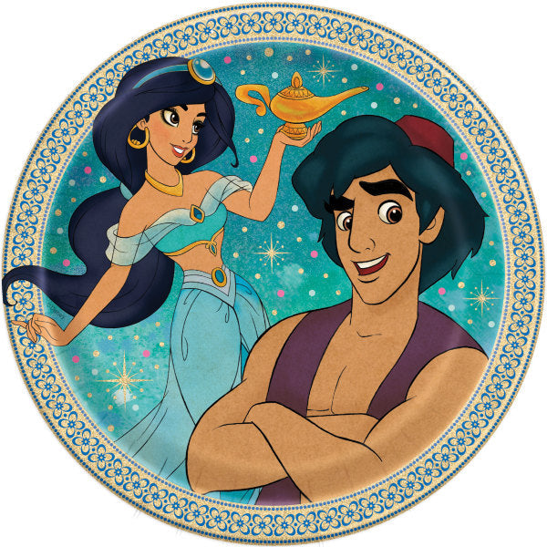 Disney Aladdin Round 7" Dessert Plates, 8ct