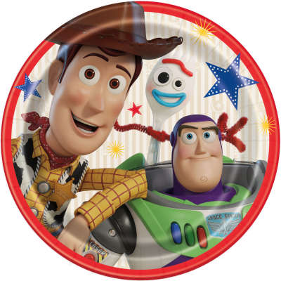 Disney Toy Story 4 Round 9" Dinner Plates, 8ct