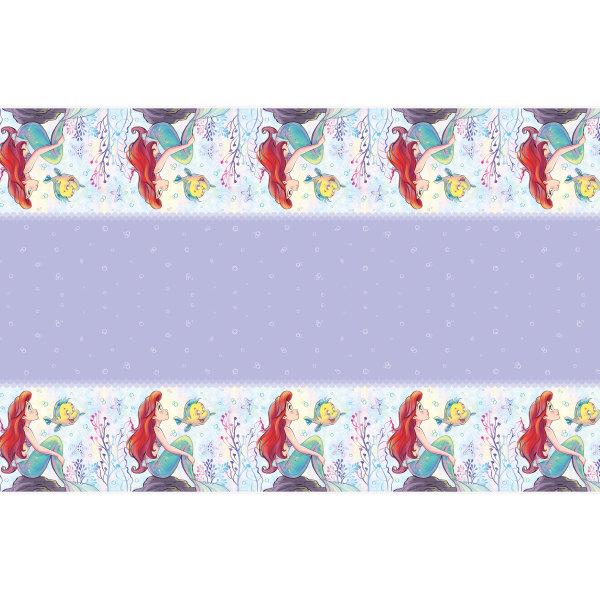 Disney The Little Mermaid Rectangular Plastic Table Cover, 54" x 84"
