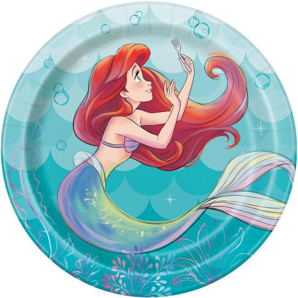 Disney The Little Mermaid Round 7" Dessert Plates, 8ct