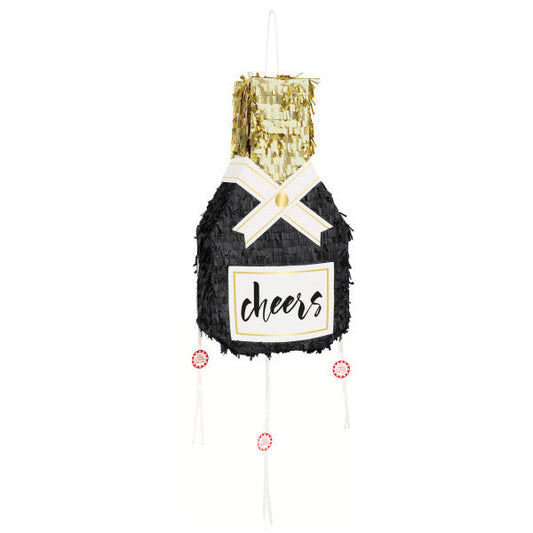 Champagne Bottle Pop-Out Pinata