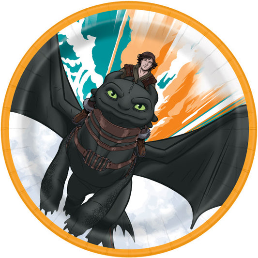 How to Train Your Dragon Round 7" Dessert Plates, 8ct