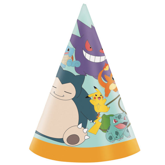 Pokemon Party Hats, 8ct