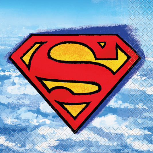 Superman Luncheon Napkins, 16ct