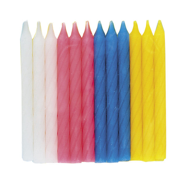 Twist Birthday Candles, 24ct