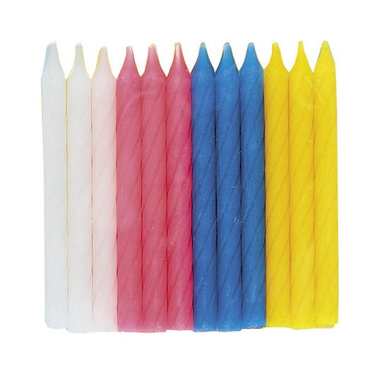 Twist Birthday Candles, 24ct