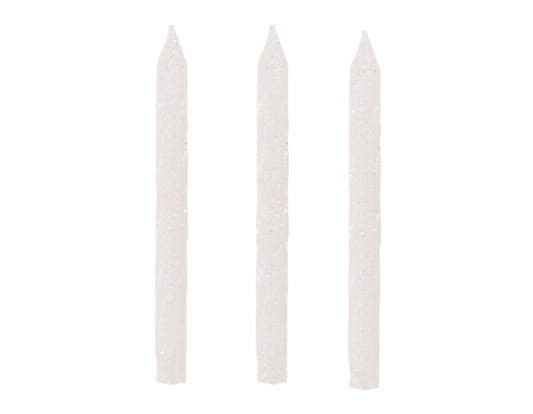 Iridescent Glitter Spiral Birthday Candles, 24ct