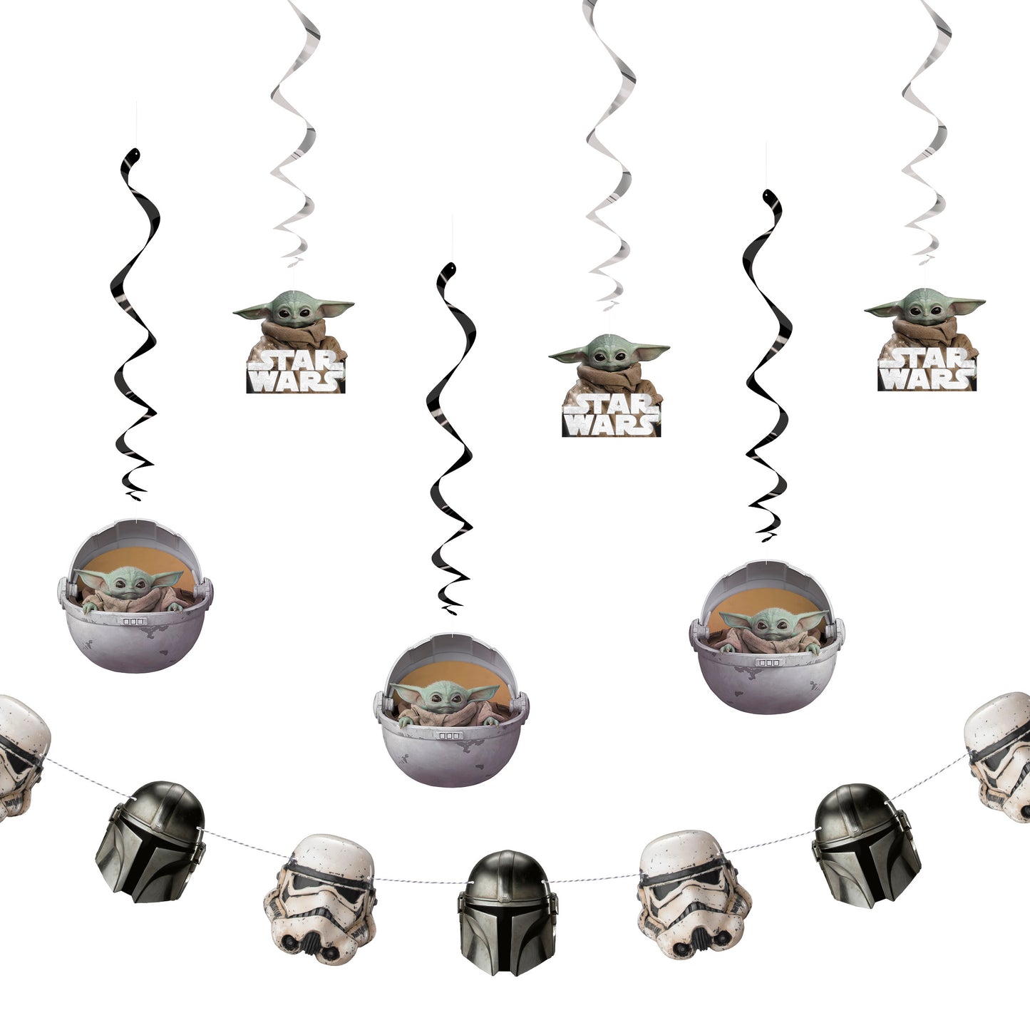 Mandalorian The Child Hanging Decor Kit, 7pc