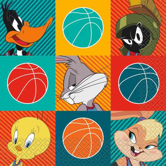 Space Jam Luncheon Napkins, 16ct