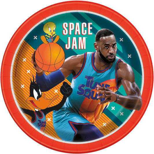 Space Jam Round 9" Dinner Plates, 8ct