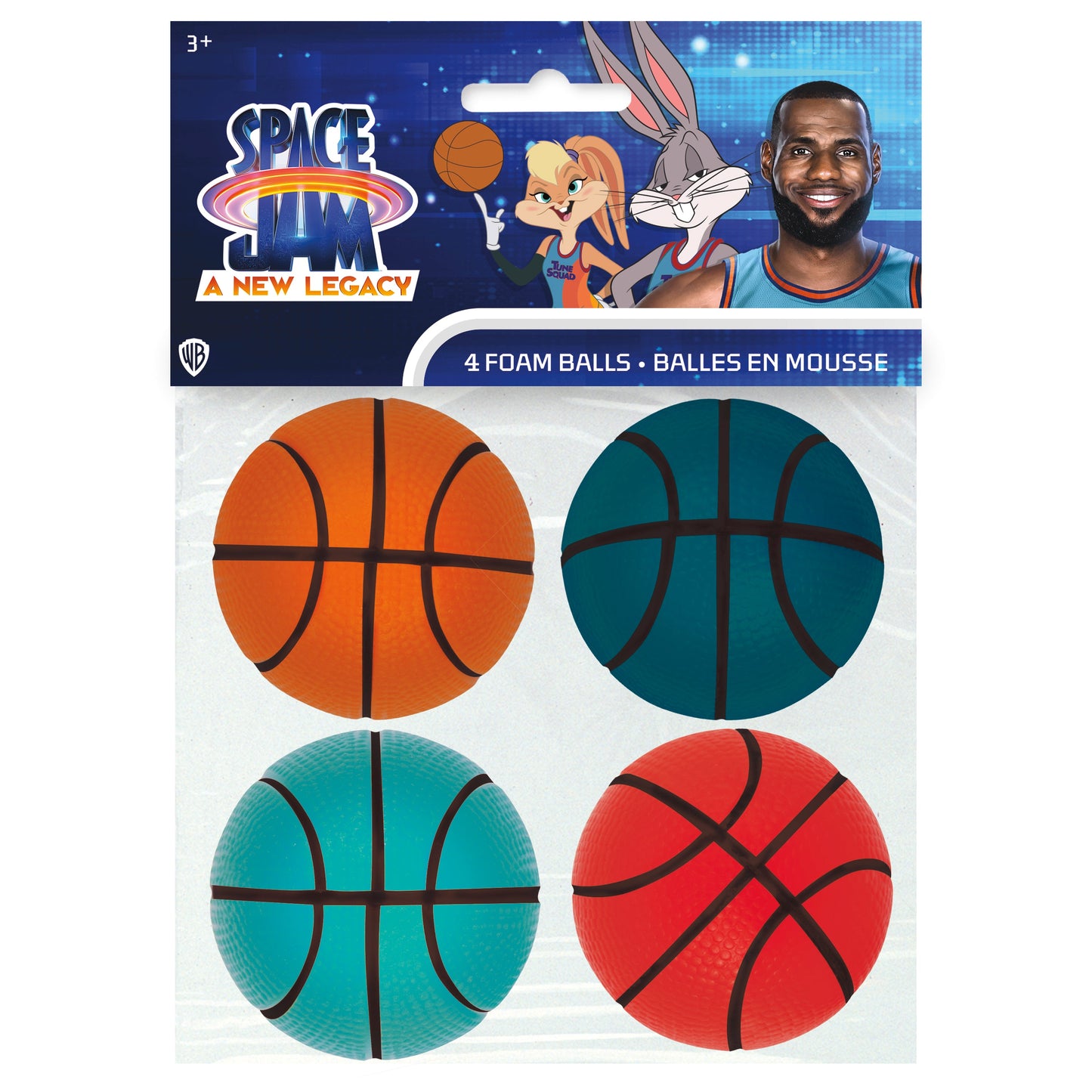 Space Jam Foam Balls, 4ct