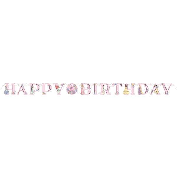 Disney Princess "Happy Birthday" Jointed Banner, 6 ft