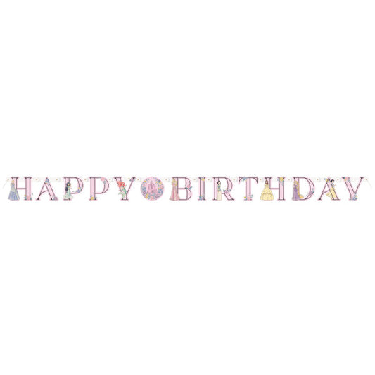 Disney Princess "Happy Birthday" Jointed Banner, 6 ft