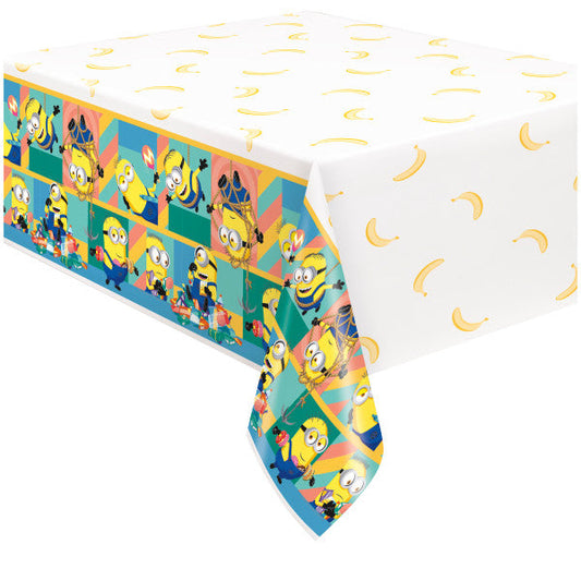 Despicable Me Rectangular Plastic Tablecover, 54" x 84"