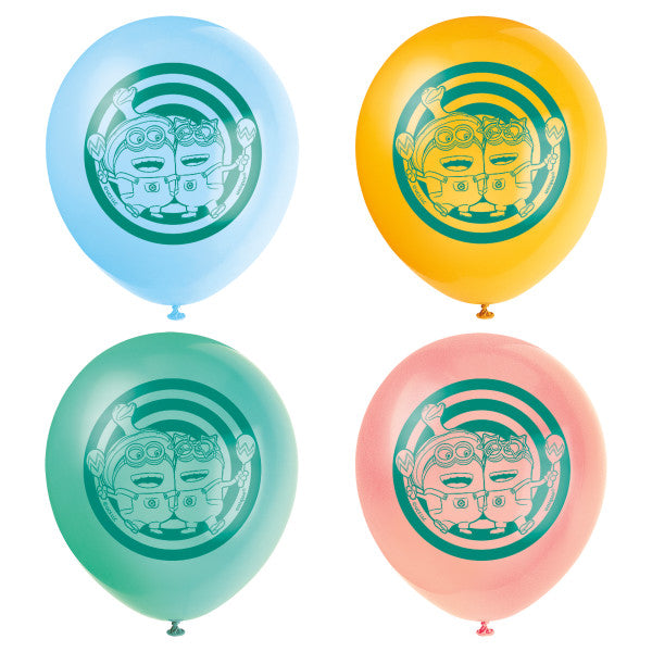 Despicable Me 4 Assorted 12" Latex Balloons, 8ct