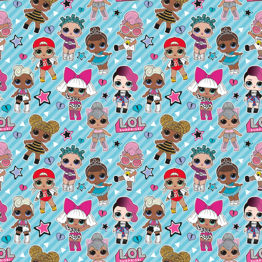 LOL Surprise Gift Wrap, 30" x 5 ft
