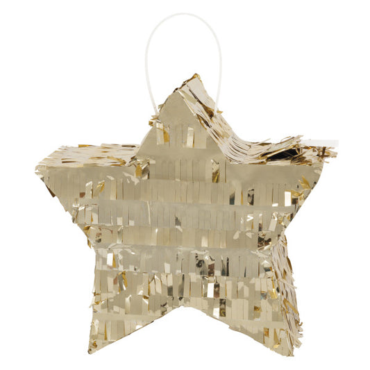 Foil Gold Mini Star Shaped Pinata Favor Decoration