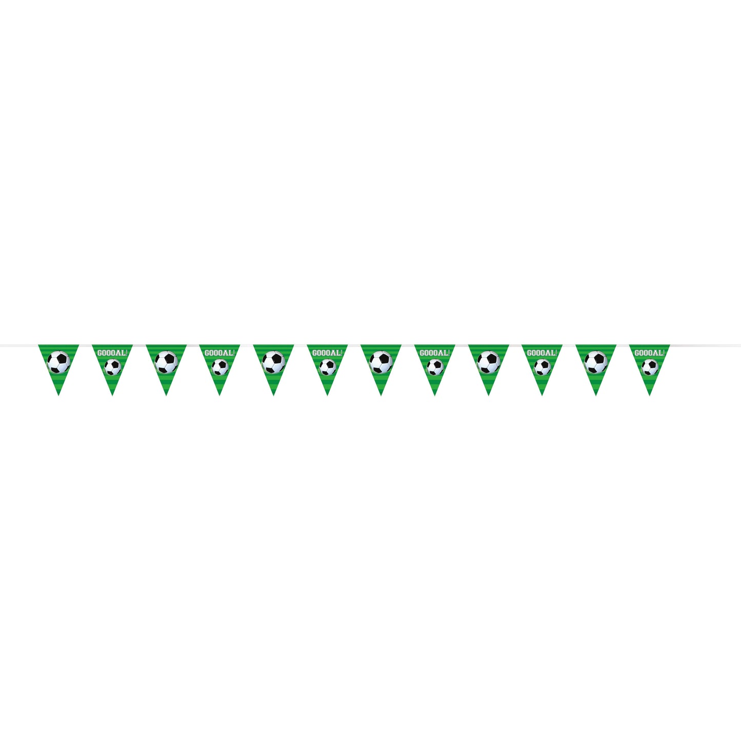 Soccer Party Plastic Flag Banner, 12 ft