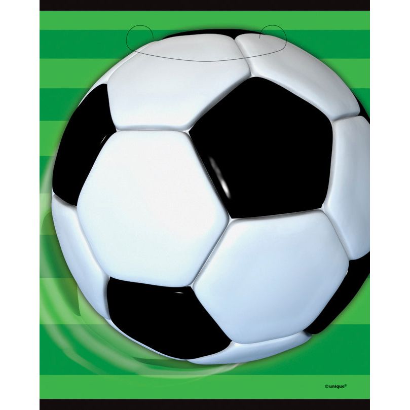 Soccer Party Loot Bags, 8ct