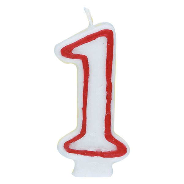 Number 1 Deluxe Birthday Candle