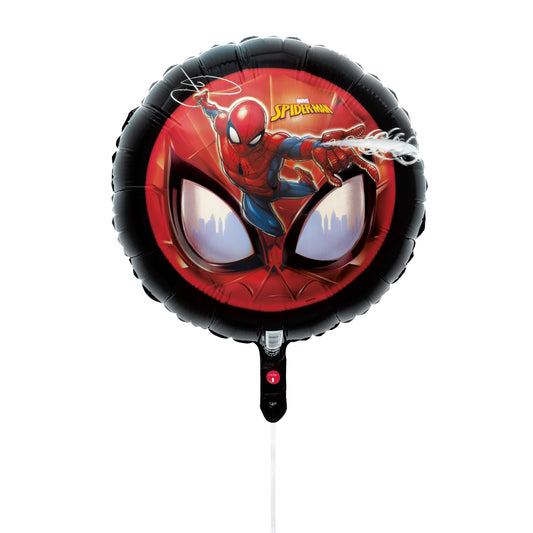 Spider-Man Foil Balloon with Ribbon 17", Bulk