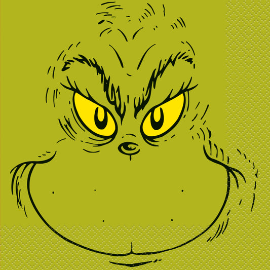 Grinch Luncheon Napkins, 16ct
