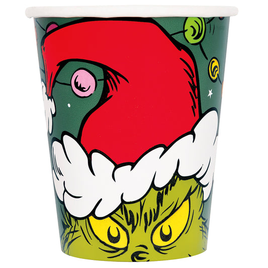 Grinch 9oz Paper Cups, 8ct
