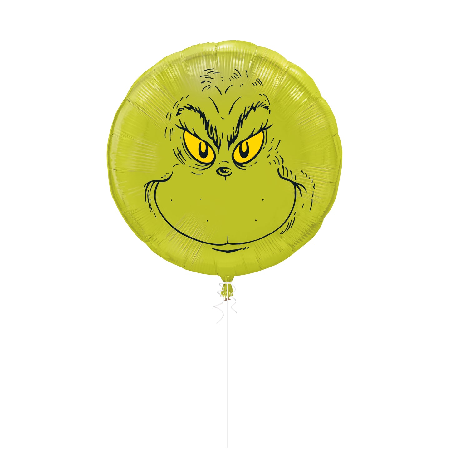 Grinch Round 34" Foil Balloon - Packaged