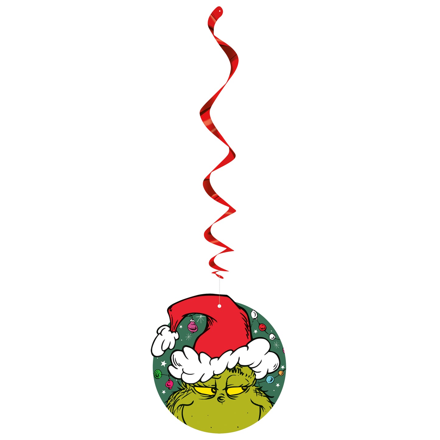 Grinch 26" Hanging Swirl Decorations, 3ct