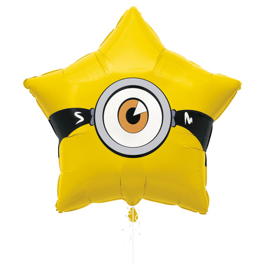 Minions 3 Star-Shaped 30" Giant Foil Balloon - Packaged