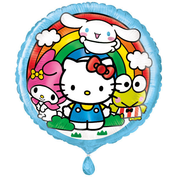 Hello Kitty & Friends Round Foil Balloon 18", Packaged