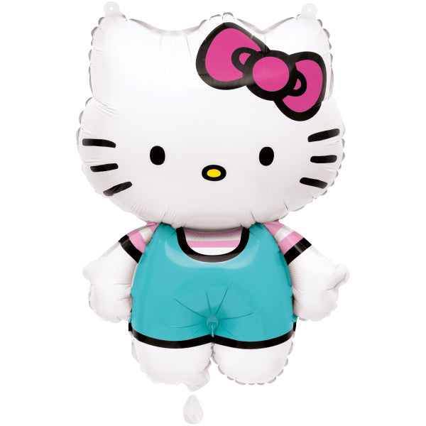 Hello Kitty Shaped Giant Foil Balloon 25", Packaged