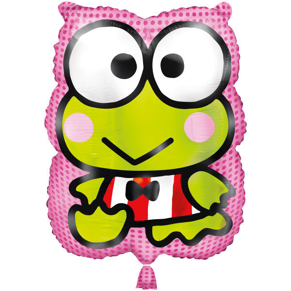 Keroppi Shaped Giant Foil Balloon 24", Packaged