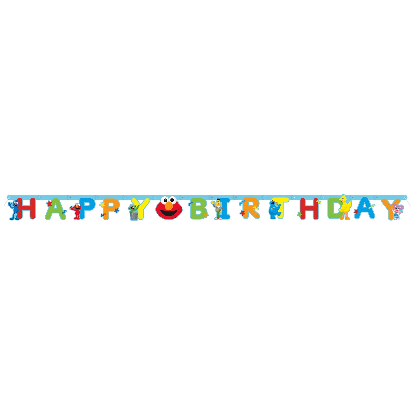 Sesame Street "Happy Birthday" Jointed Banner