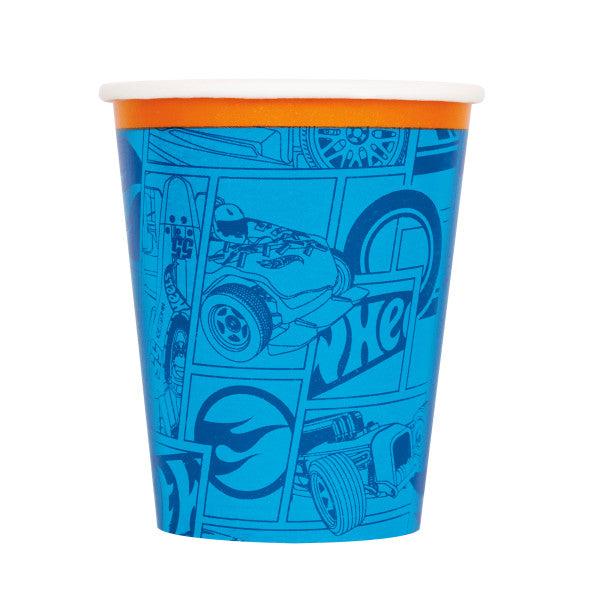 Hot Wheels 9oz Paper Cups, 8ct