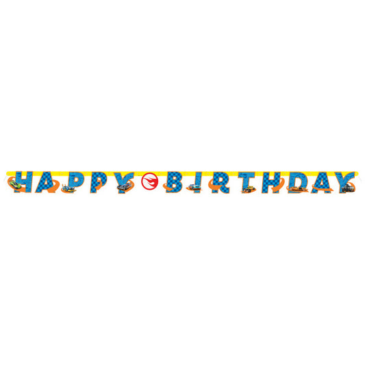 Hot Wheels "Happy Birthday" Jointed Banner