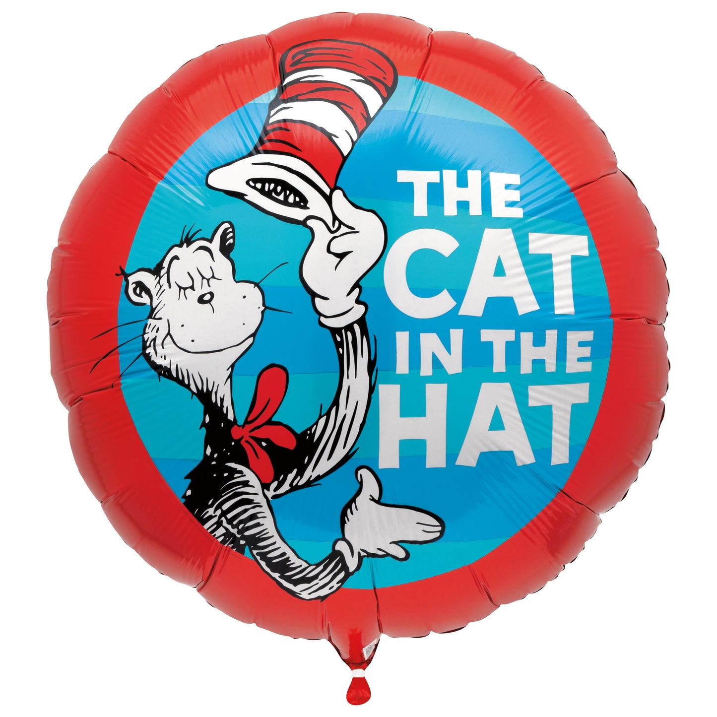Cat in the Hat Round 34" Foil Balloon - Packaged