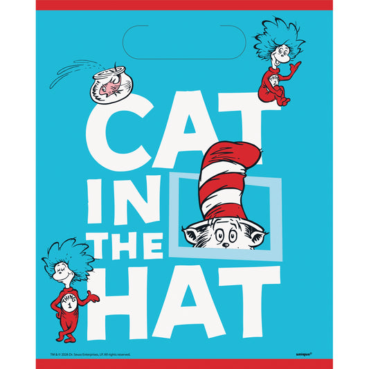 Cat in the Hat Loot Bags, 8ct