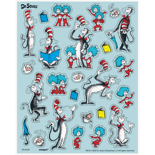 Cat in the Hat Sticker Sheets, 4ct