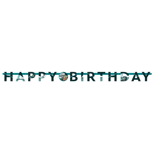 Mandalorian The Child "Happy Birthday" Cutout Jointed Banner