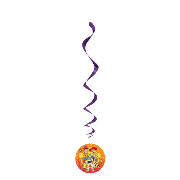 Disney Toy Story 5 26" Hanging Swirl Decorations, 3ct