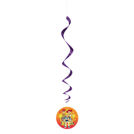 Disney Toy Story 5 26" Hanging Swirl Decorations, 3ct