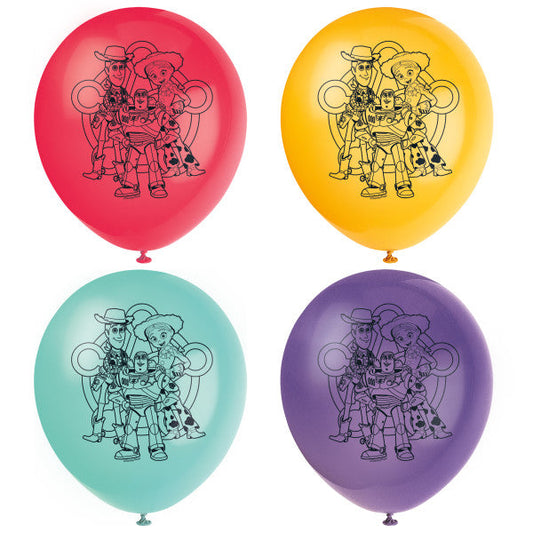 Disney Toy Story 5 12" Latex Balloons, 8ct