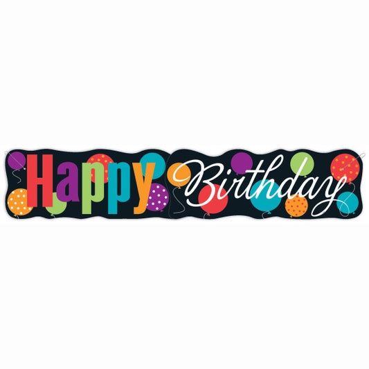 Birthday Cheer Giant Jointed Banner, 4.5 ft