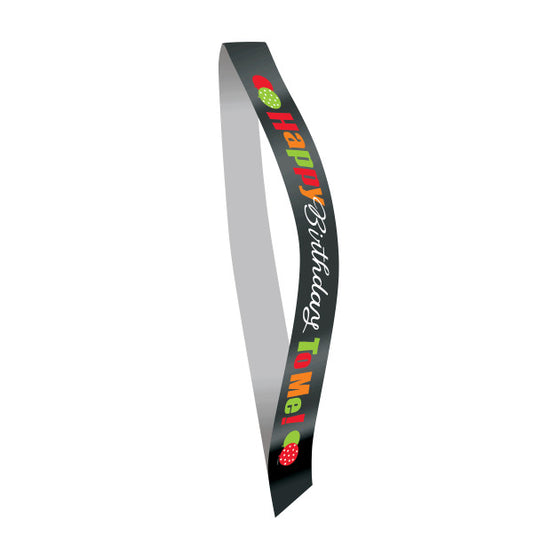 Birthday Cheer Satin Sash