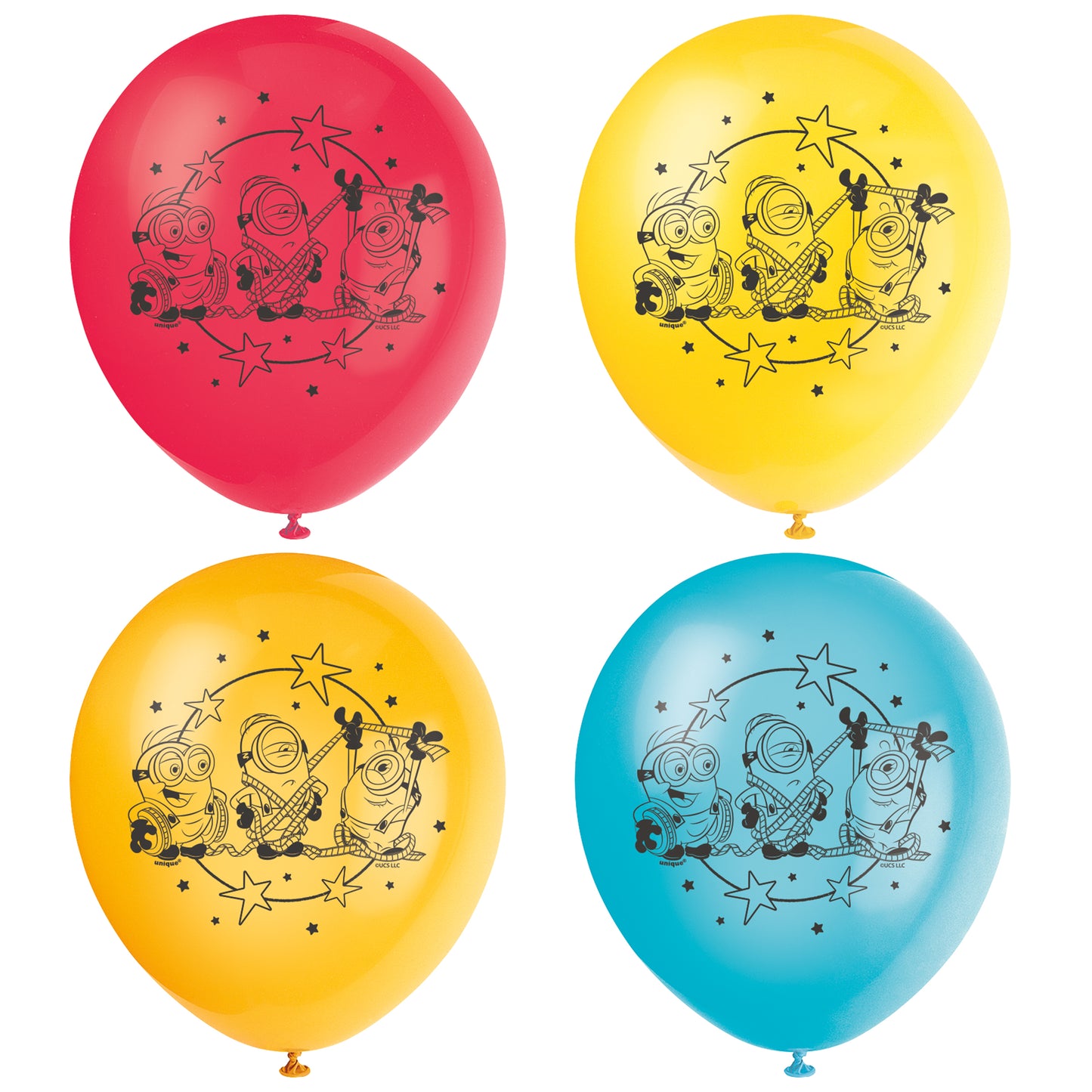 Minions 3 12" Latex Balloons, 8ct