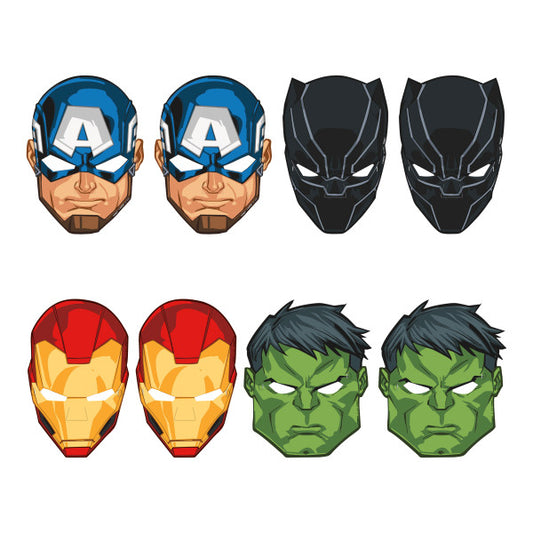 Avengers Party Masks, 8ct (12)
