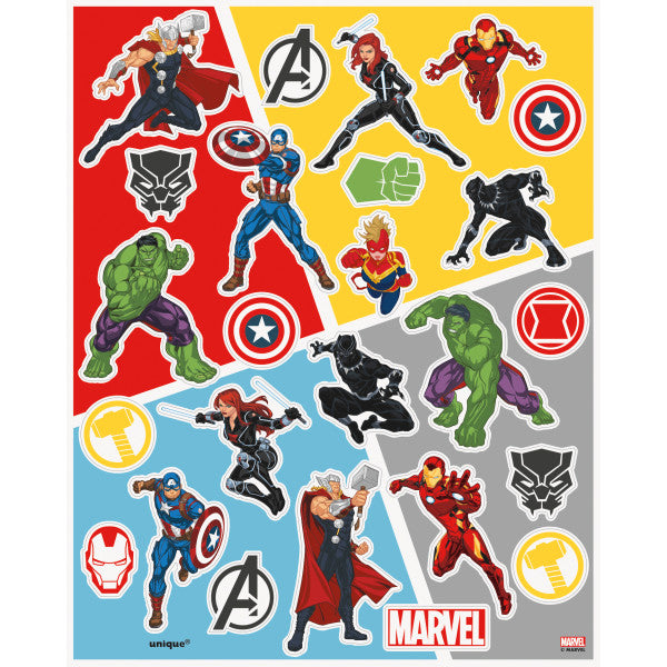 Avengers Sticker Sheets, 4ct (12)