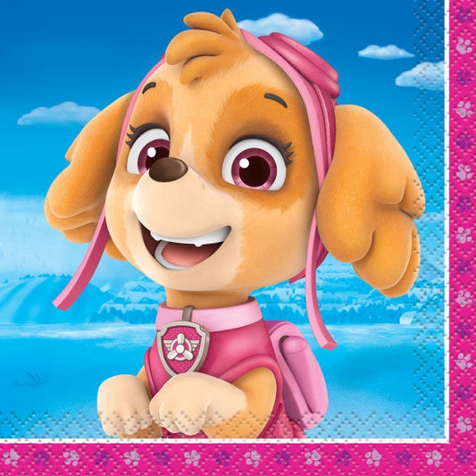 Paw Patrol Girl Beverage Napkins, 16ct